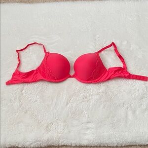 Victoria's Secret Vibrant Pink Lace Bra